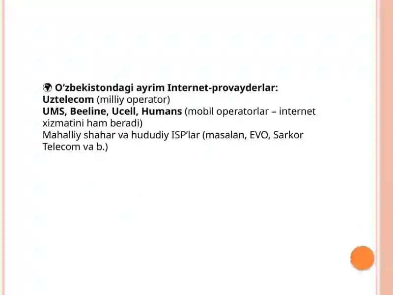 Multimedia aloqa tarmoqlari tushunchasi. Axborot uzatish va taqsimlash tizimlari arxitekturasi. Ko’p satxli aloqa arxitekturasi. 4