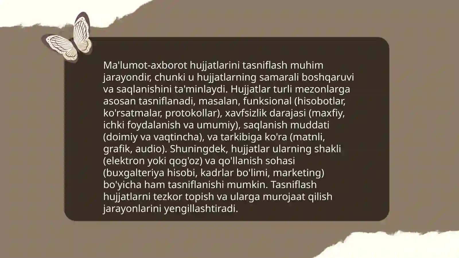Ma’lumot-axborot hujjatlari 4