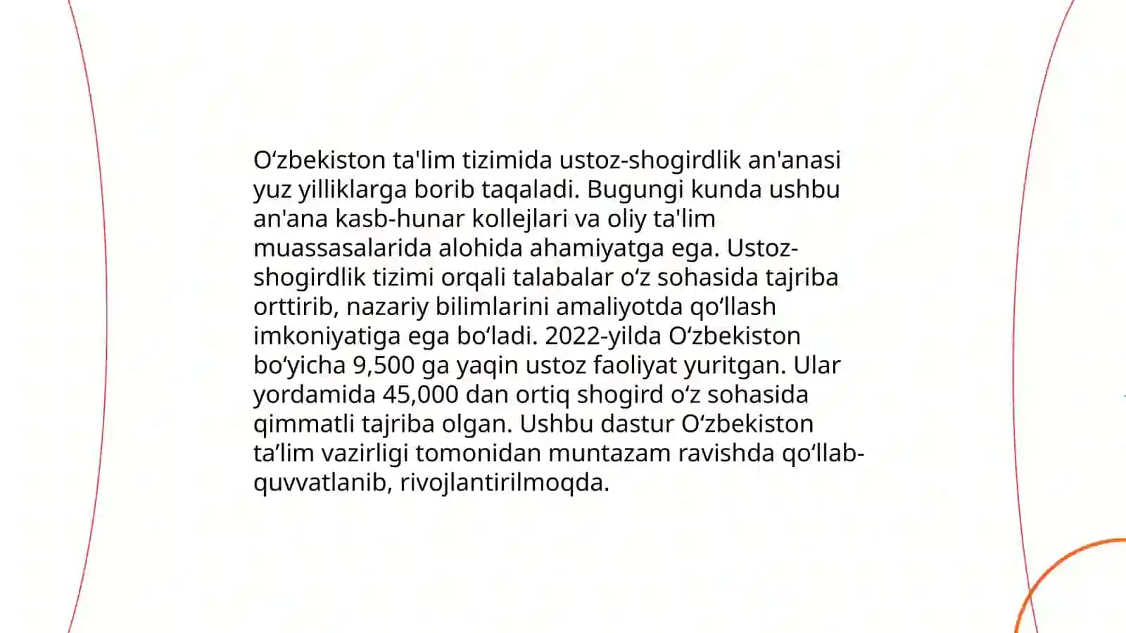 Ustoz-shogird an'analari tarixi 4