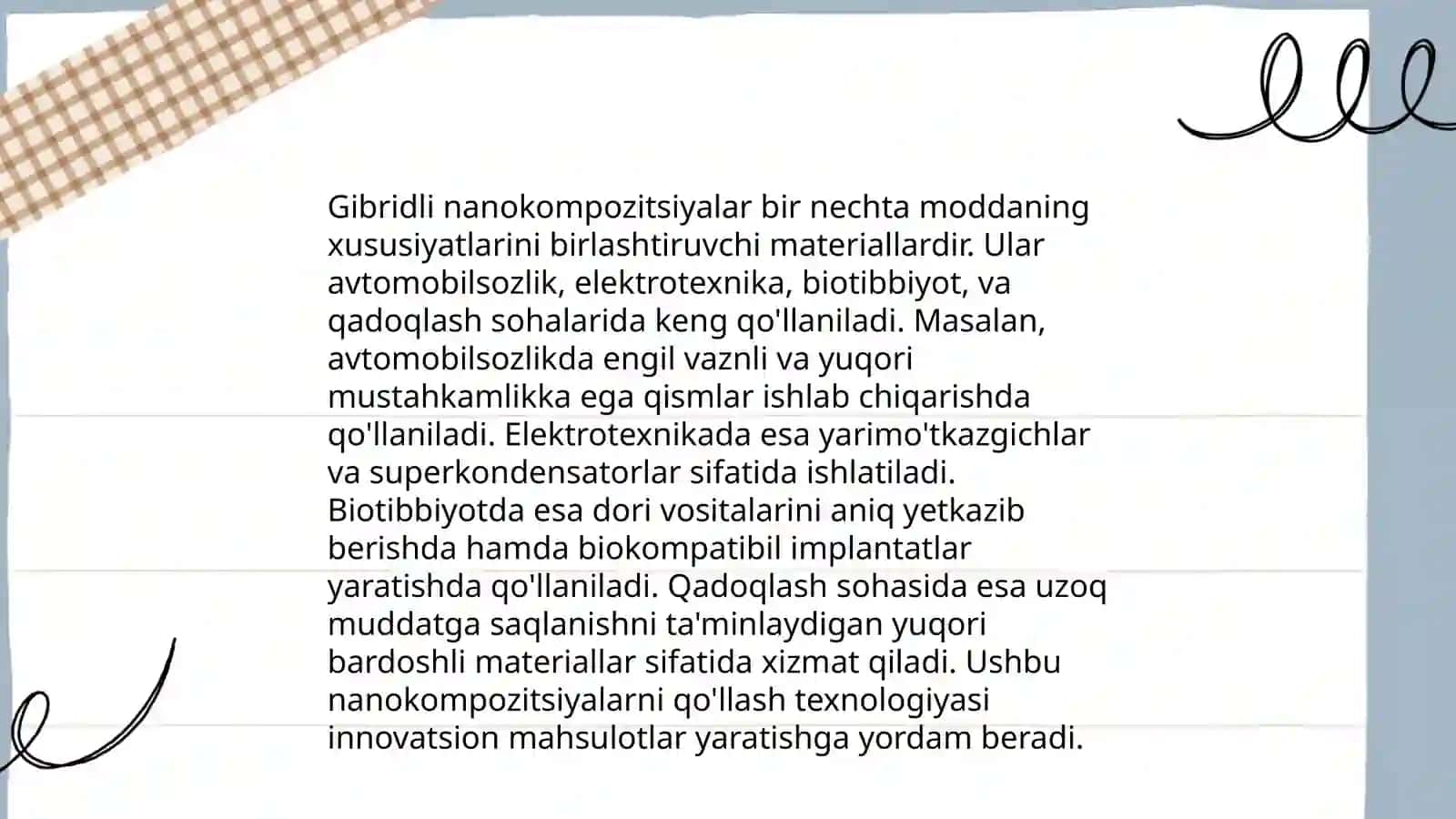 Gibridli nanokompozitsion materiallar 4
