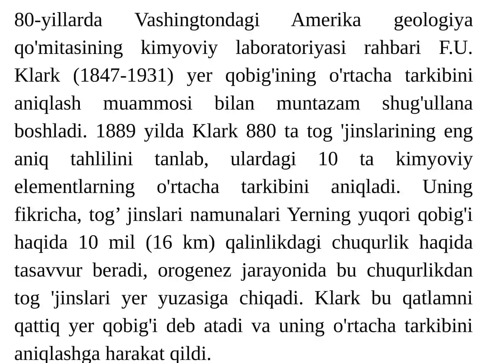 Kimyoviy elementlarning yer po'stida tarqalish qonuniyatlari 4