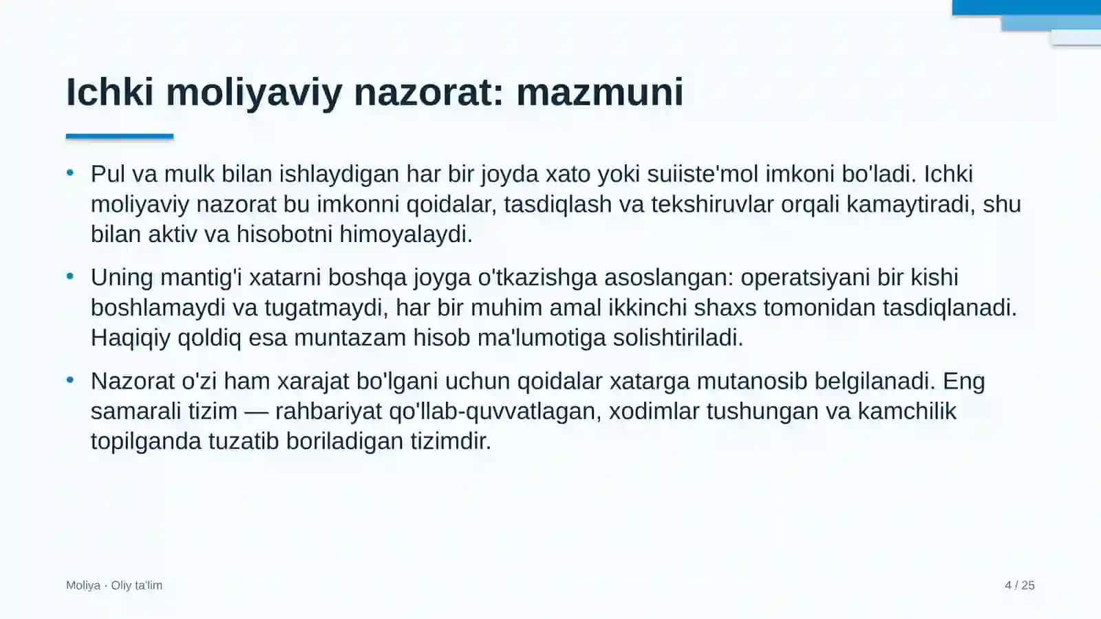 Elektron hukumat tizimida ichki moliyaviy nazorat 4