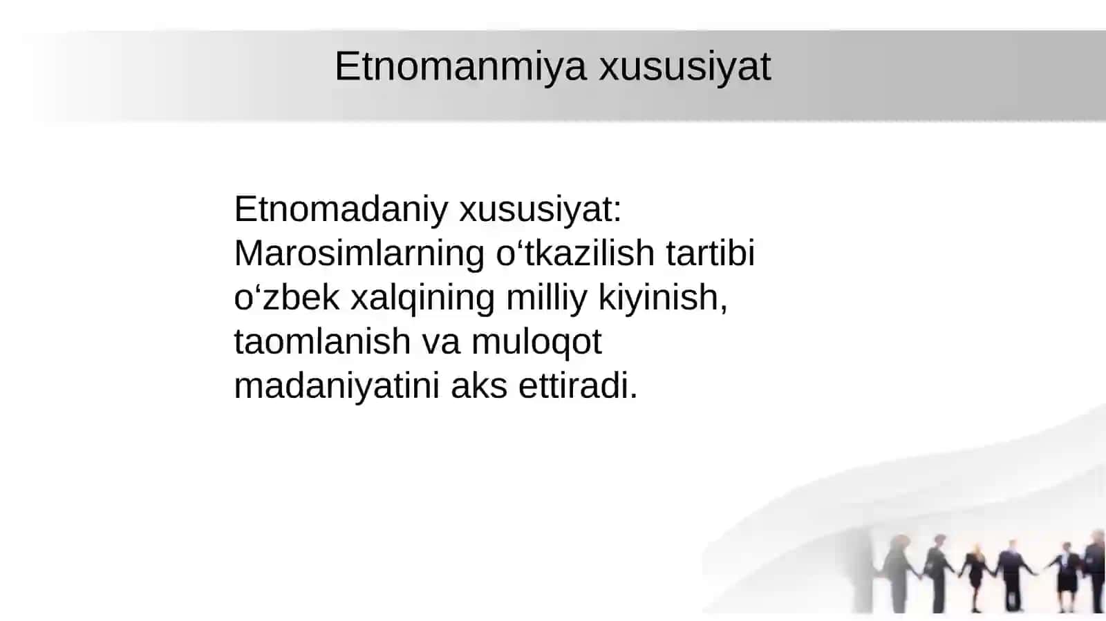 Marosimlar tadriji 4