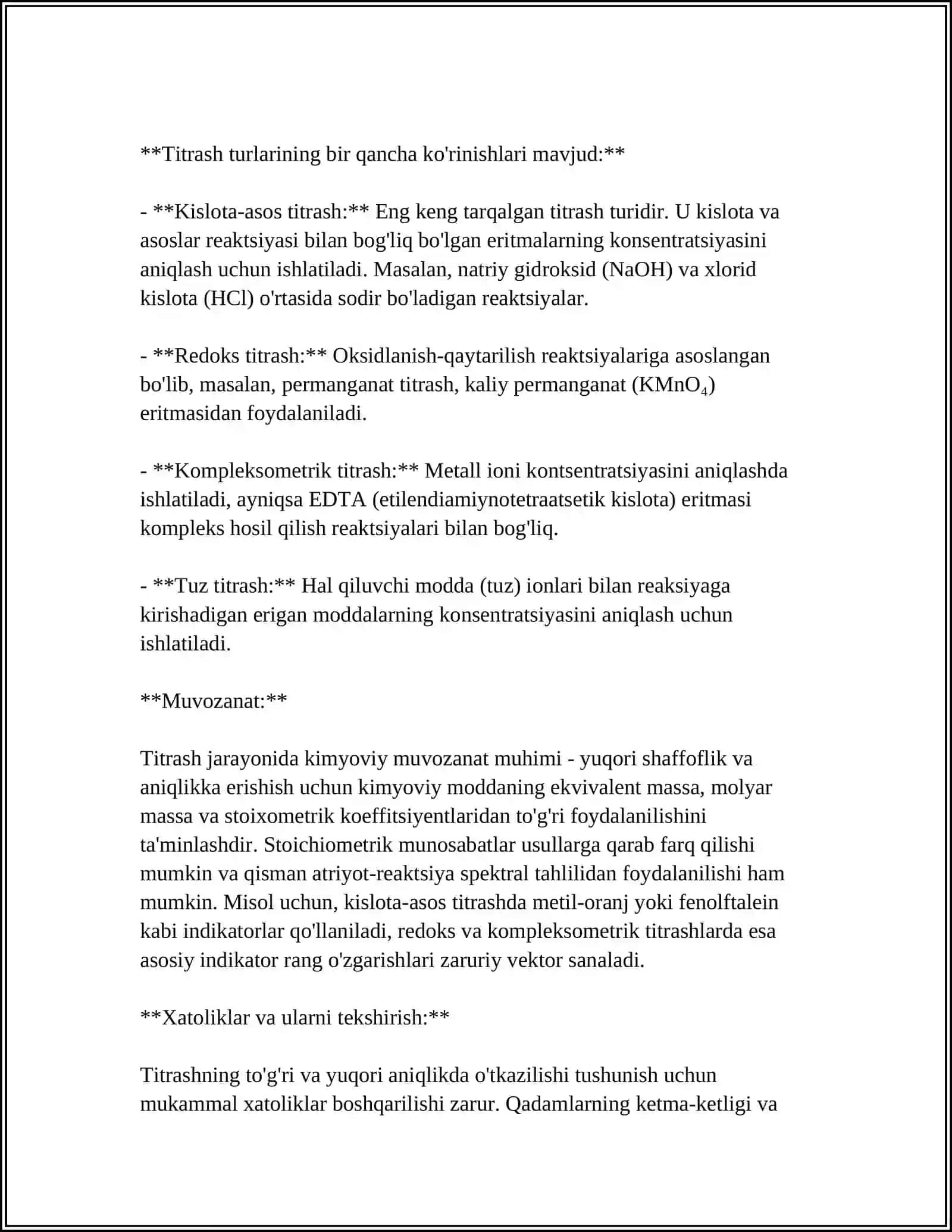 TITRAMETRIK ANALIZ ASOSLAR 4