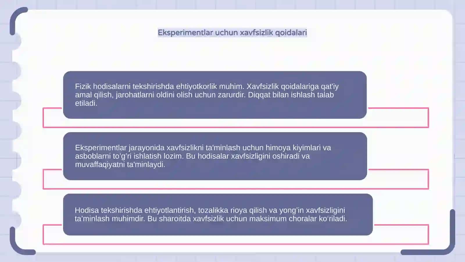 Fizik hodisalarni tekshirish usullari 4