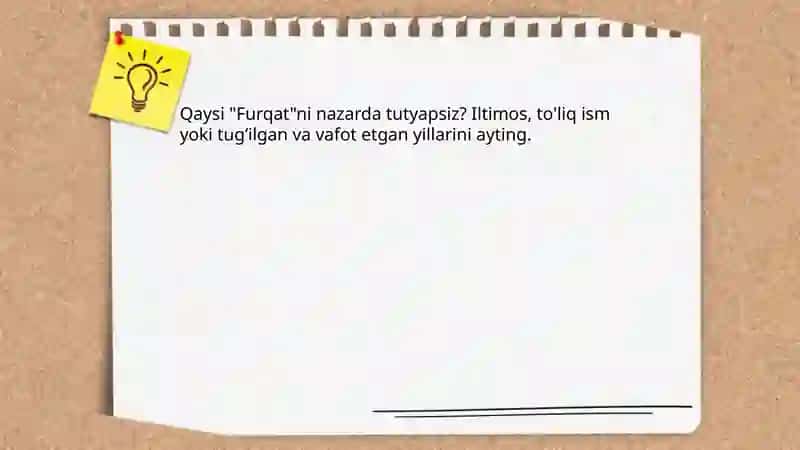Furqat hayoti va ijodi 4