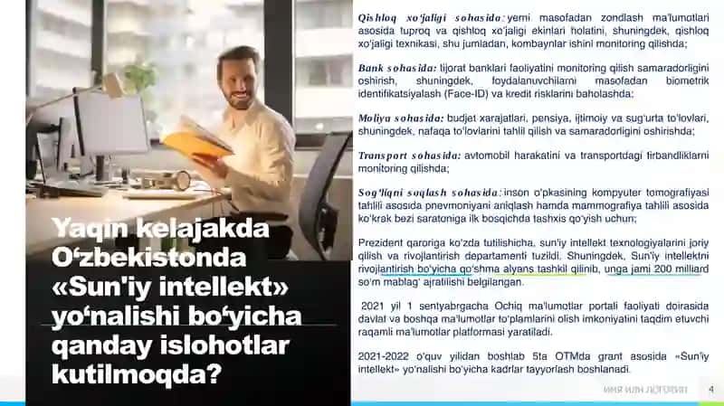 Sunʼiy intellekt rivojlanishi haqida 4