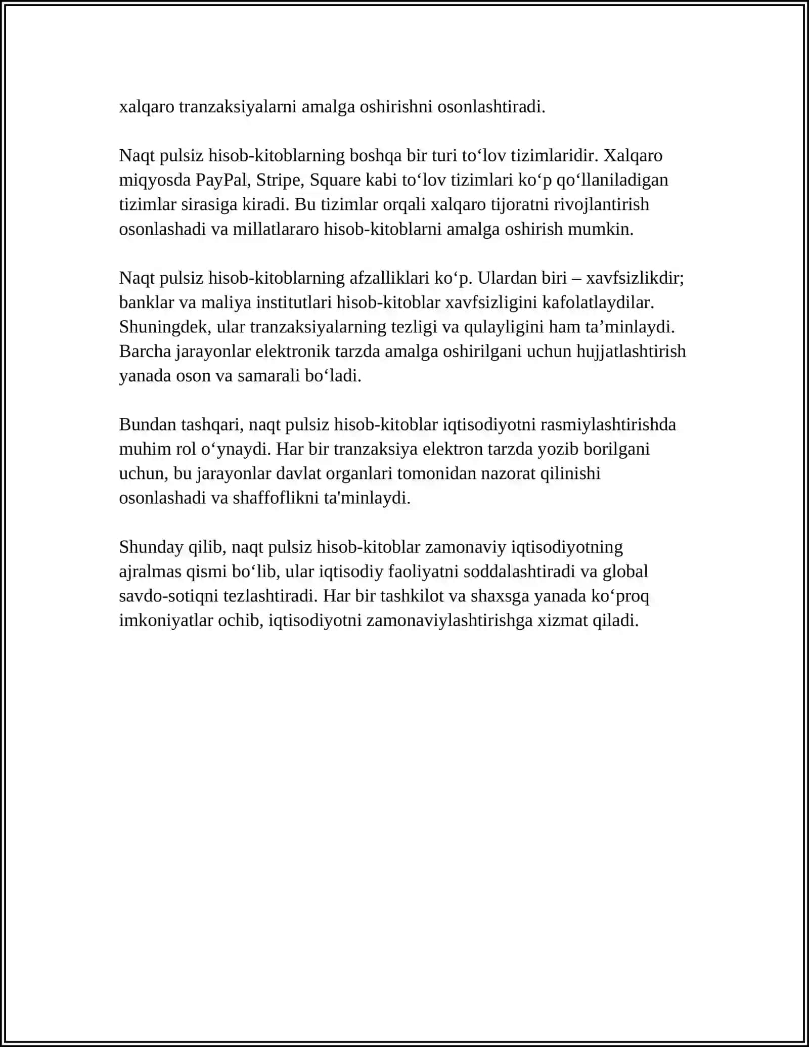 NAQT PULSIZ HISOB KITOBLAR 4
