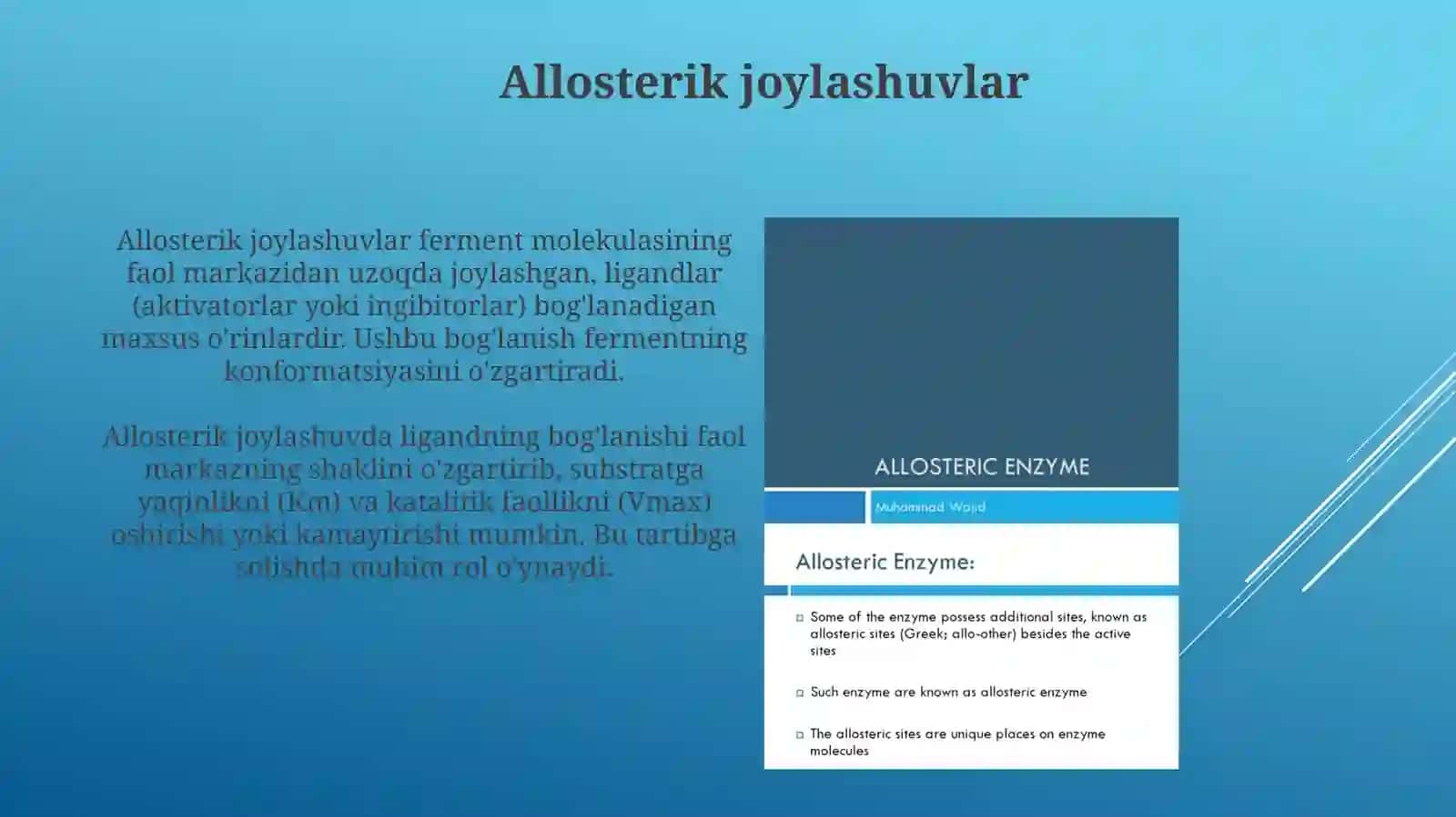 Allosterik fermentlar 4
