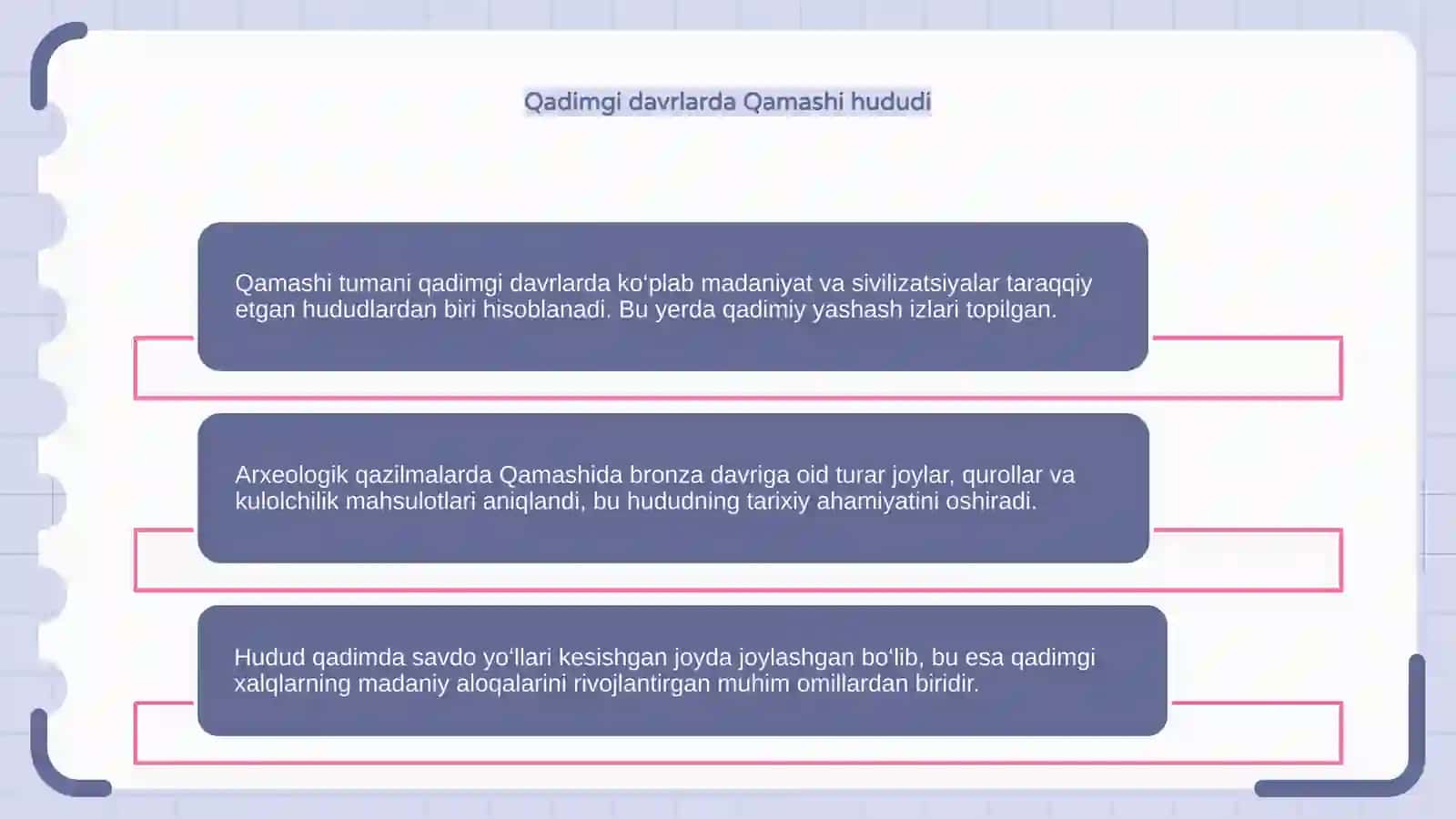 Qashqadaryo viloyati Qamashi tumanining qadimgi tarixi va tarixiy joylari 4