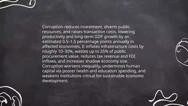 Corruption and poor governance 4