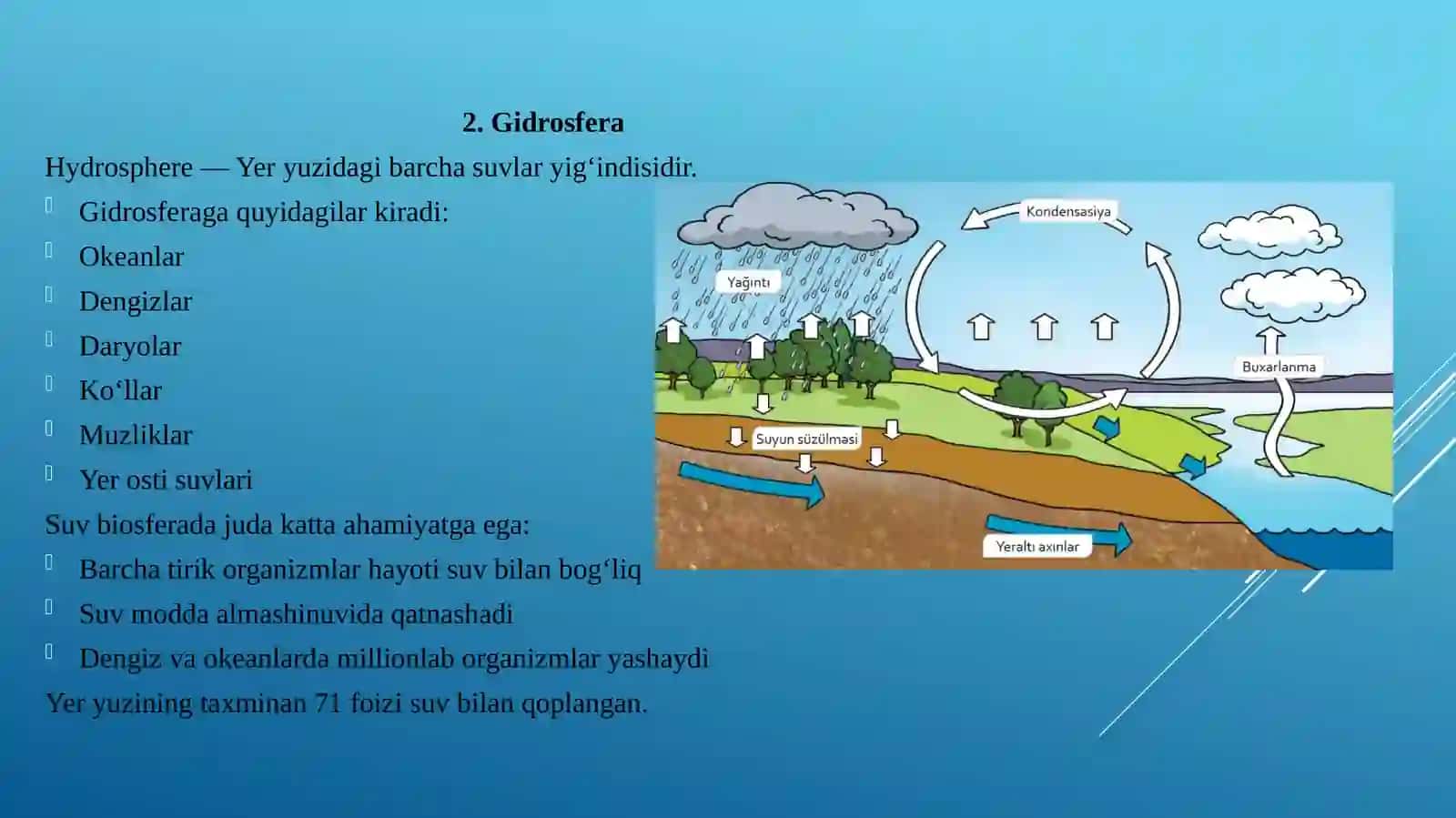 BIOSFERA. BIOSFERANING TARKIBI VA AHAMIYATI 4
