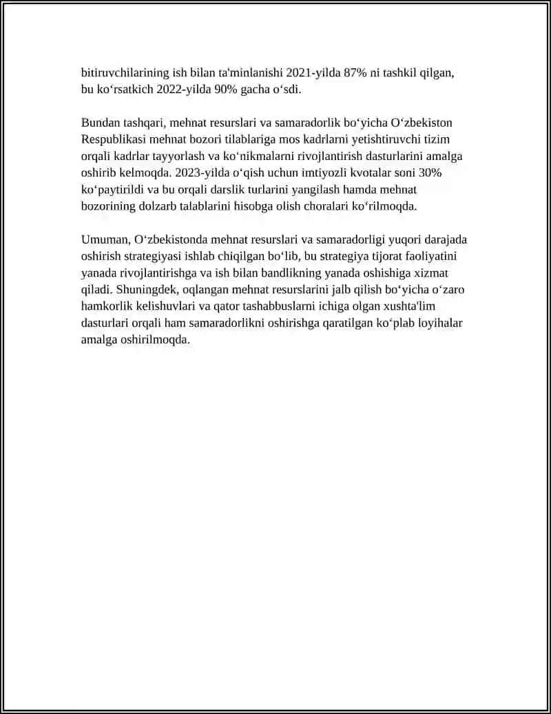 Mehnat Resurslari va Samaradorlik 4
