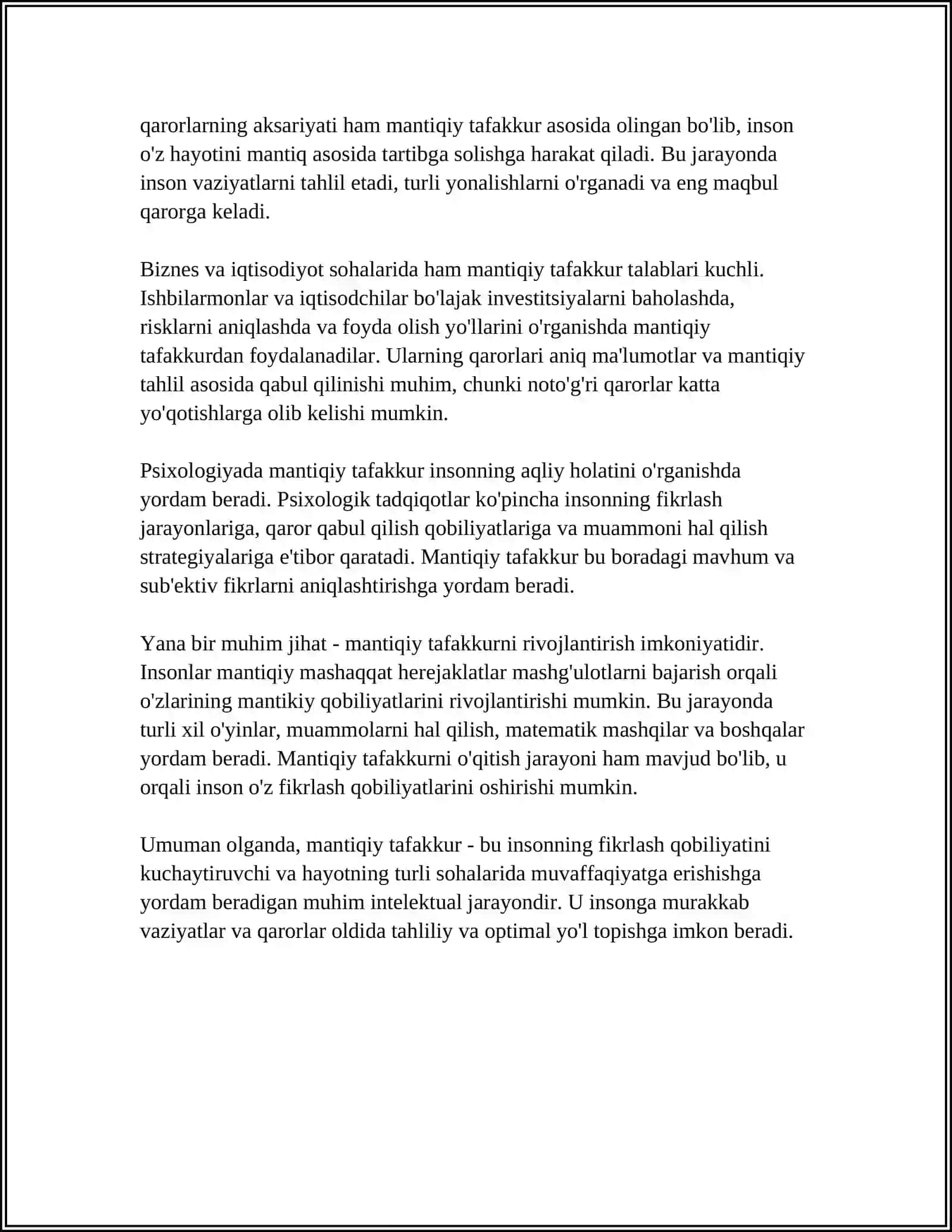 TAFAKKURNING MANTIQIY SHAKILLARI VA QONUNLAR 4