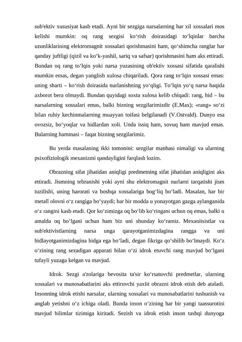 Bilishning darajalari 4