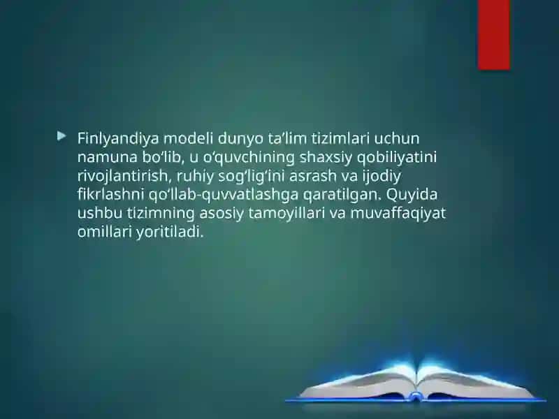 Finlandiya ta'lim mo‘jizasi kitobi 4