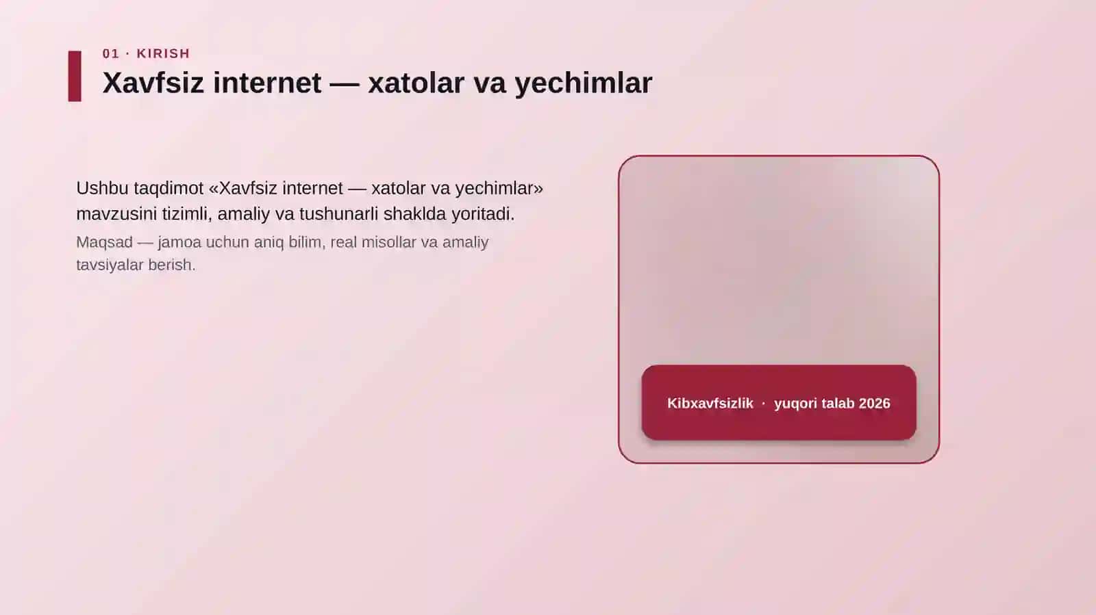 Xavfsiz internet — xatolar va yechimlar 4