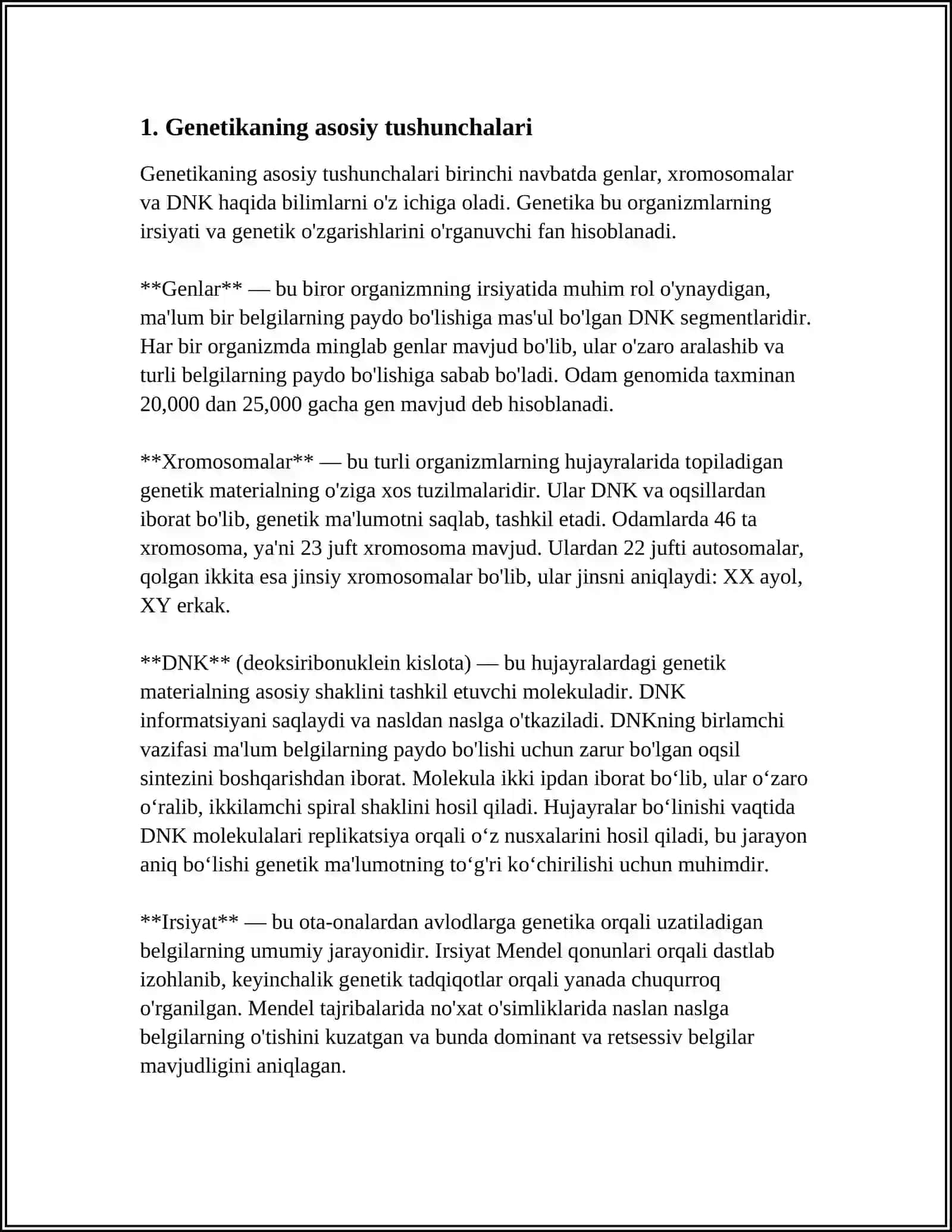 UMUMIY GENETIKA 4