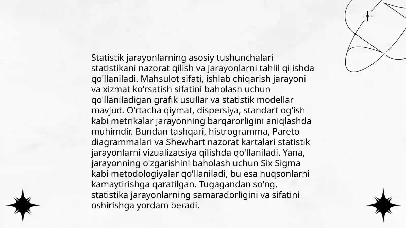 Fluktuatsiyaning statistik nazariyasi 4