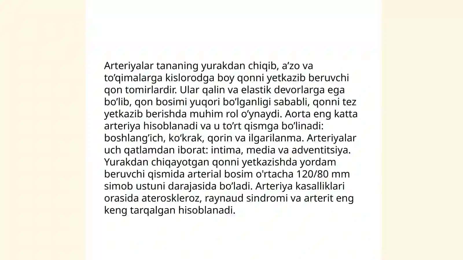 Venalarda qonning harakatlanishi 4