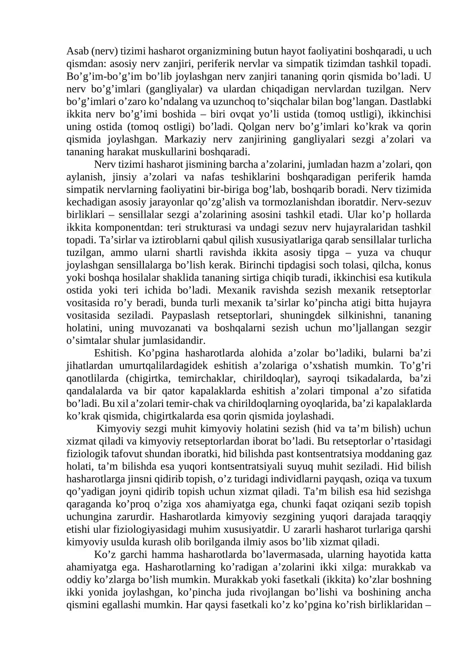 Hasharotlarning morfologiyasi va anatomiyasi 4