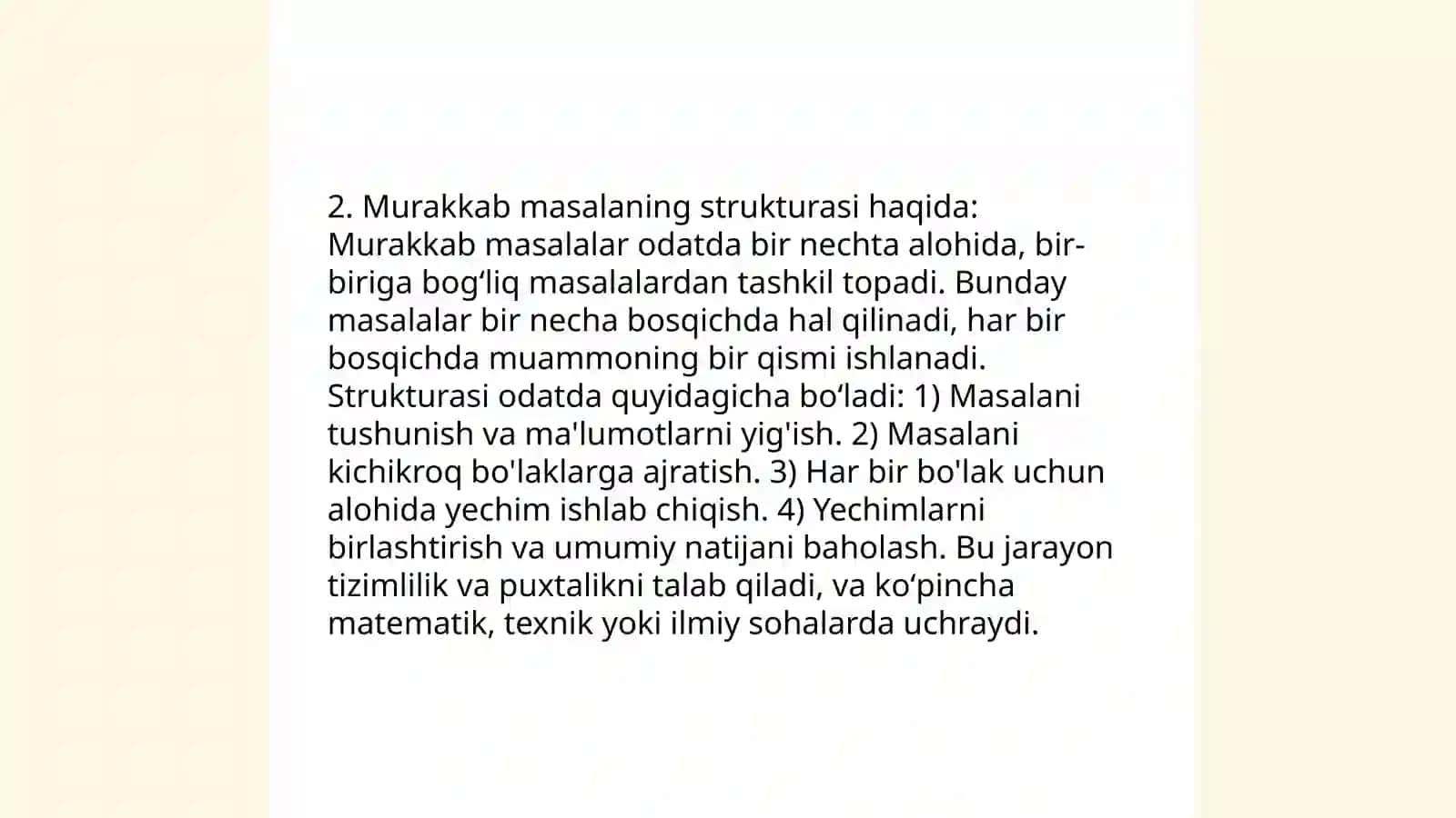 Murakkab masala tushinchasi 4