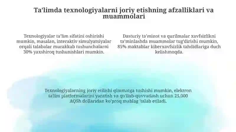 Ta'limdagi zamonaviy texnologiyalar 4