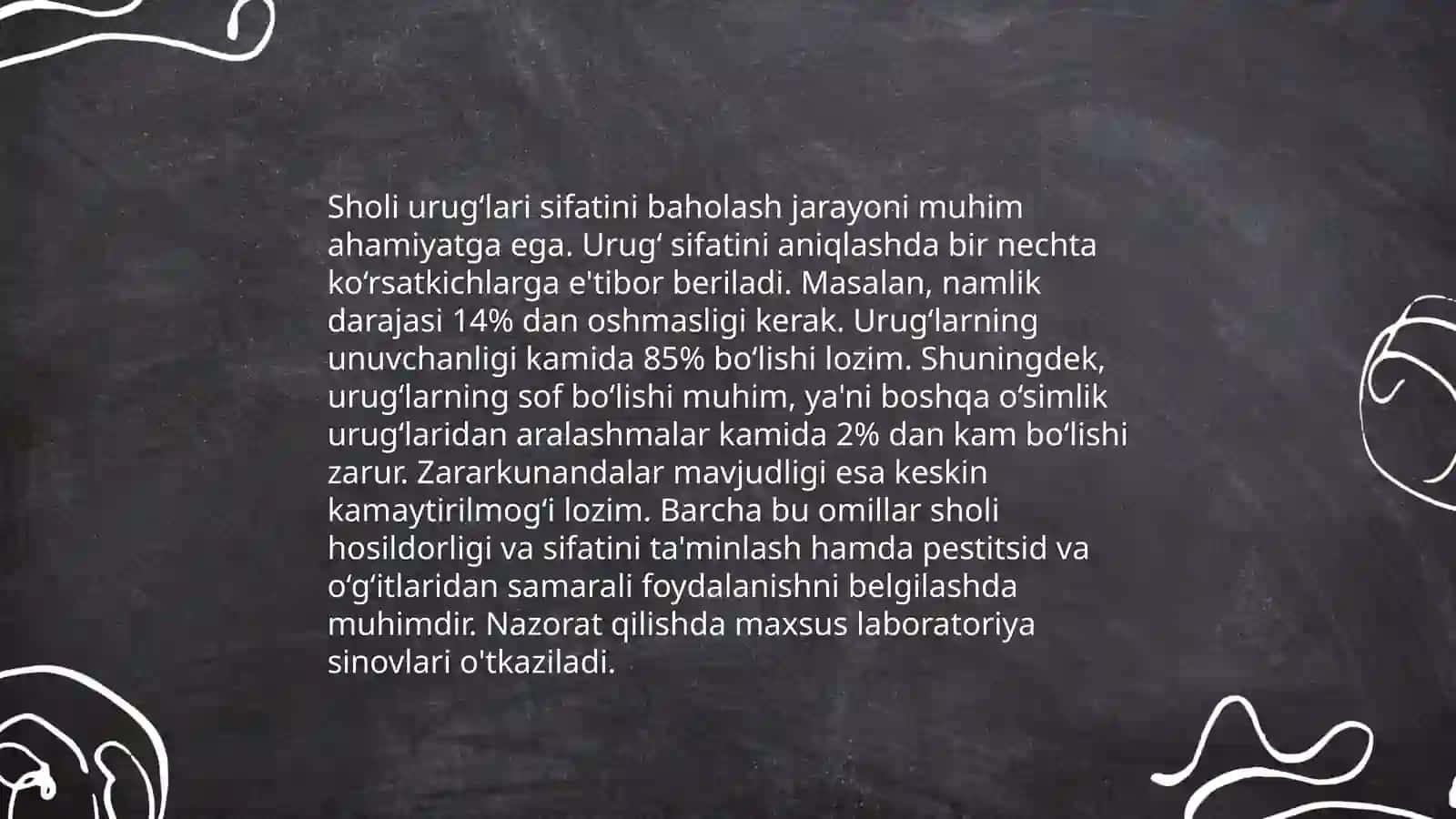 Sholi urugʻchiligi 4