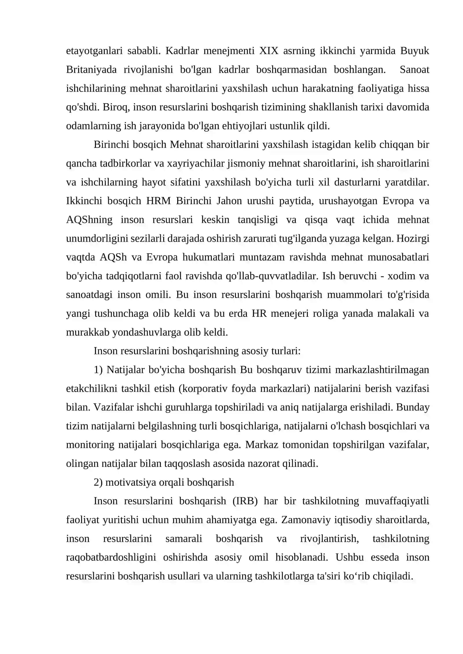 INSON RESURSLARINI BOSHQARISH USULLARI 4