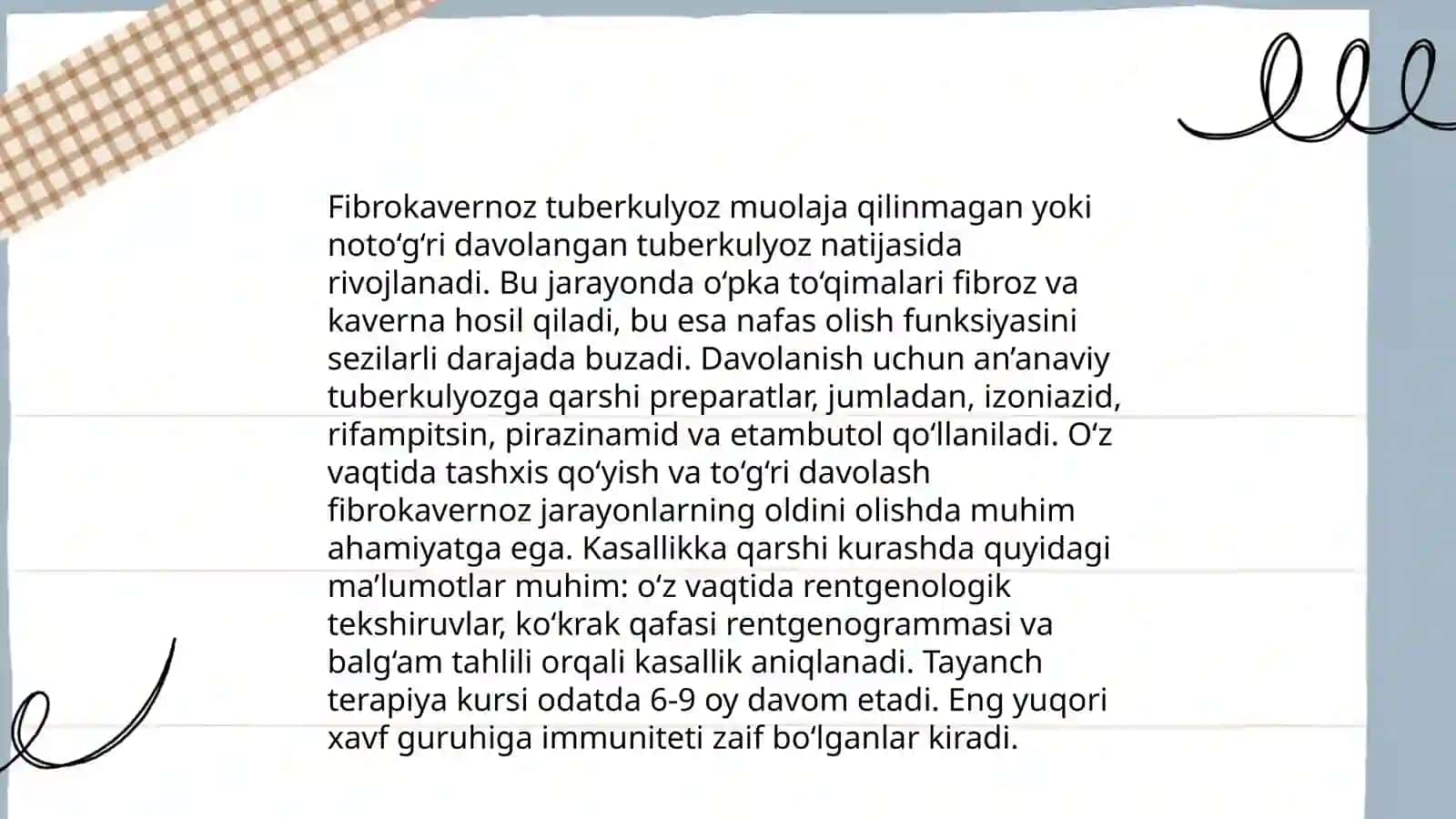 O‘pka Tuberkulezining Xansirash Bilan Kechuvchi Klinik Shakllari 4