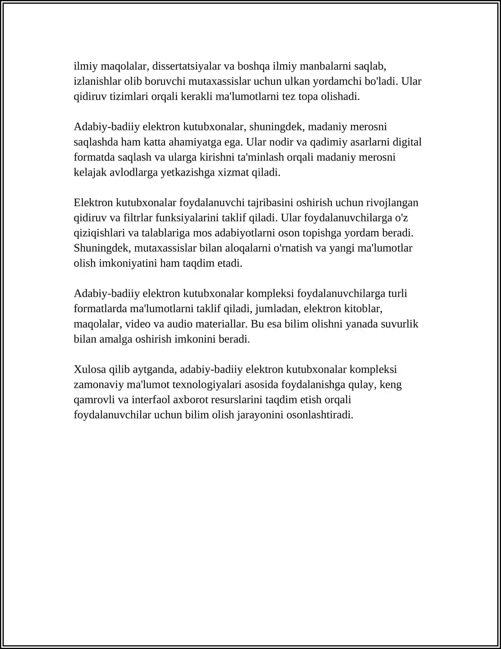 ADABIY-BADIIY ELEKTRON KUTUBXONALAR KOMPLEKSI 4