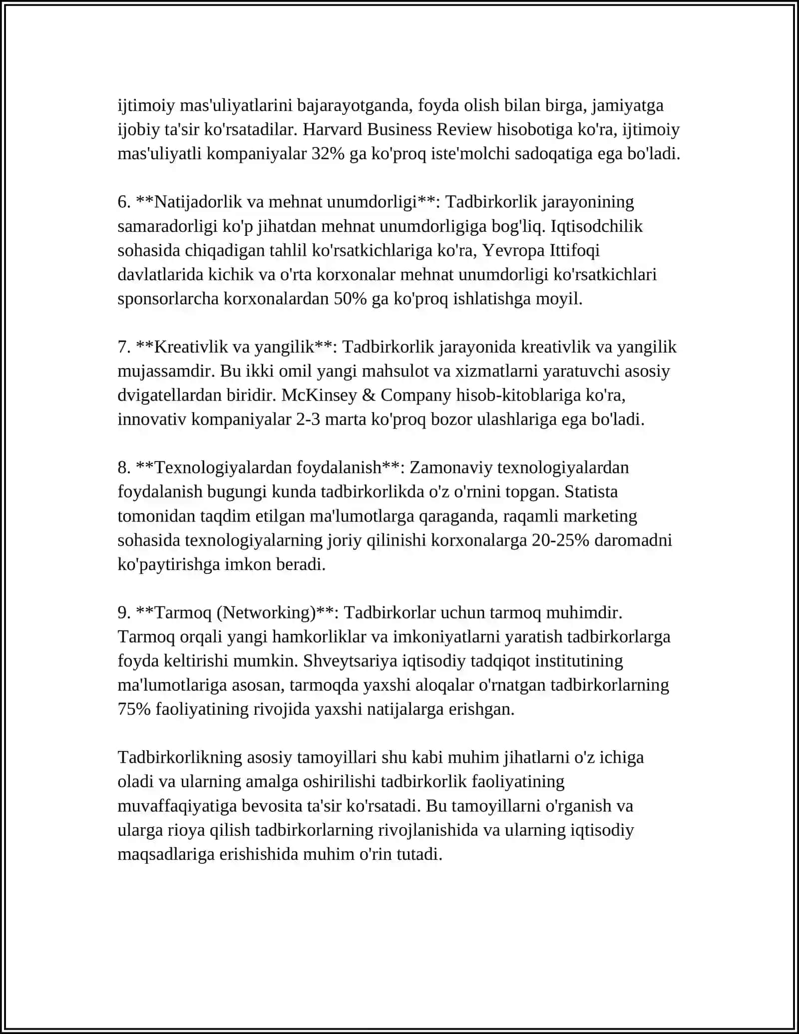 TADBIRKORLIK FAOLIYATI 4