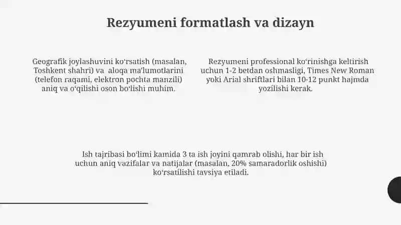 Ishga Qabul Qilishda Rezyumeni Samarali Ishlatish 4