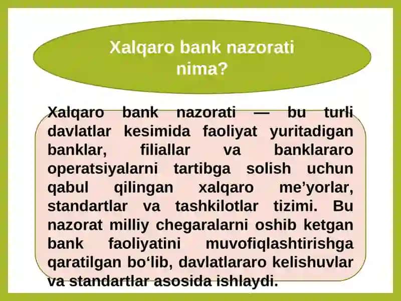Xalqaro bank va milliy bank 4