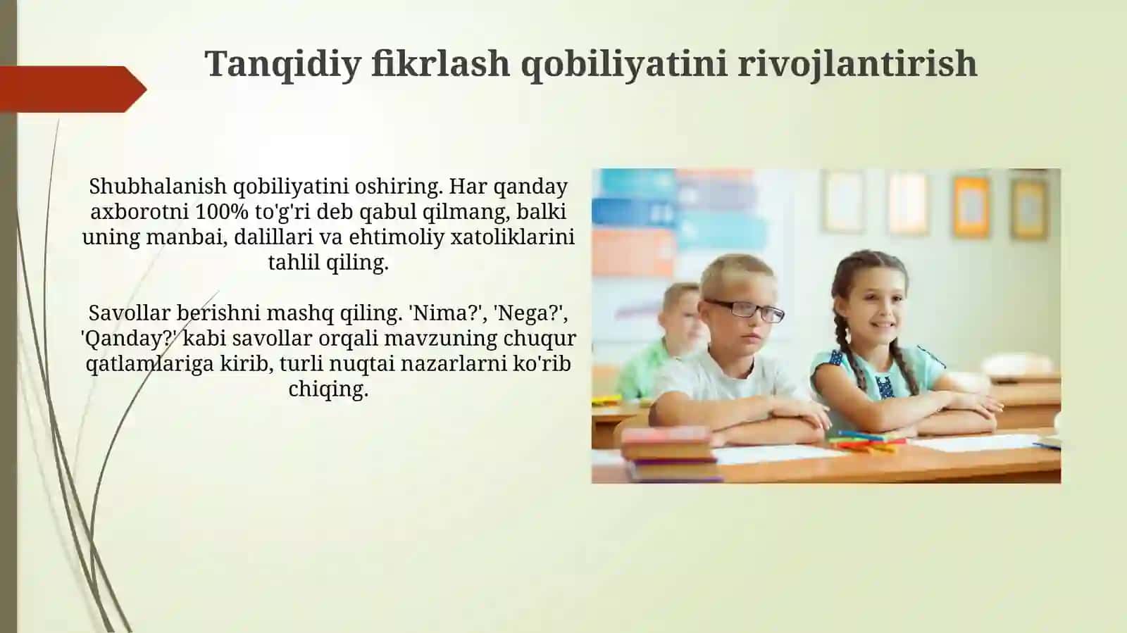 Akademik koʻnikmalar faniga kirish 4