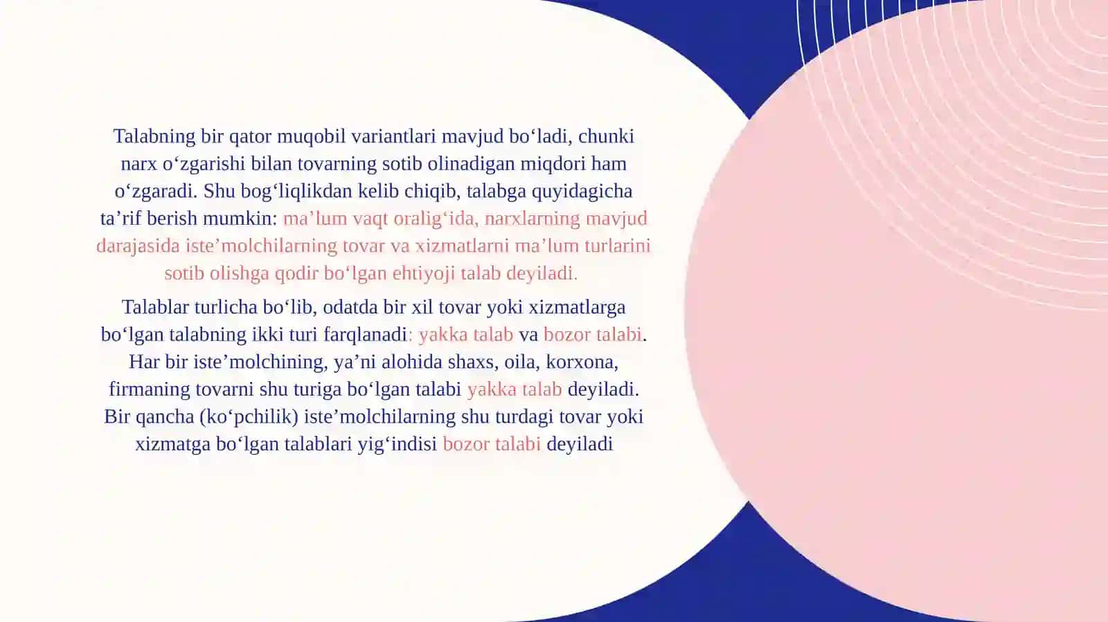 Talab va taklif tahlili asoslar 4