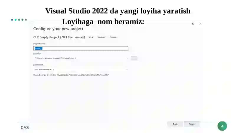 DASTURLASH FANIDAN YOZGAN MUSTAQIL ISHI 4