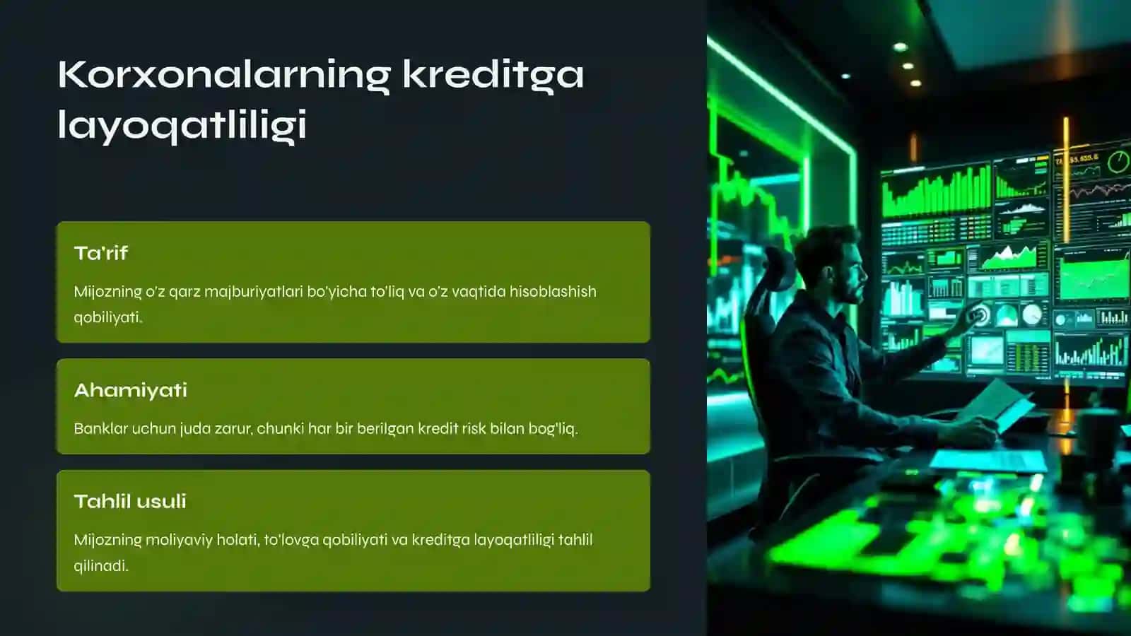 Investitsiya faoliyatini kreditlash 4