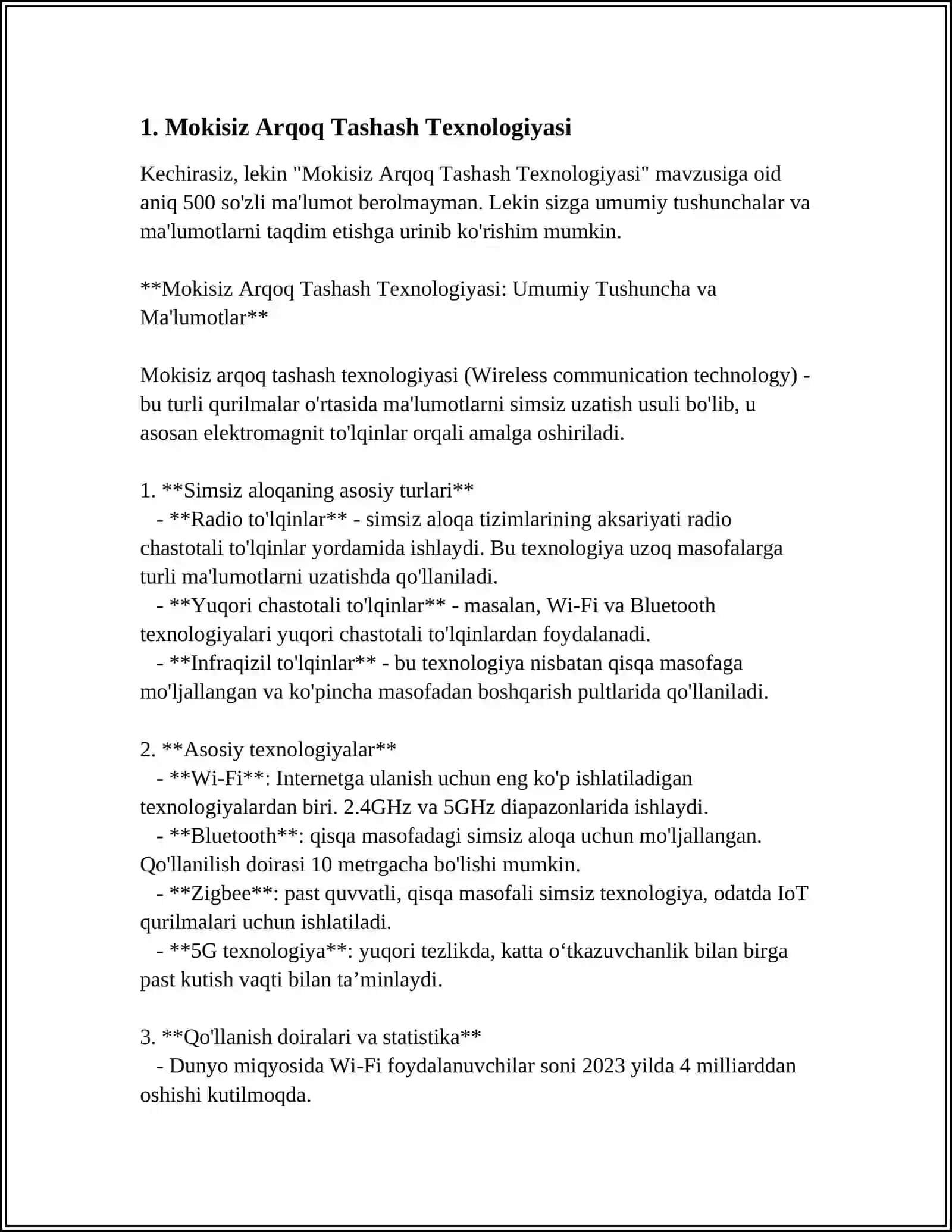 Mokisiz Arqoq Tashash Texnologiyasi 4
