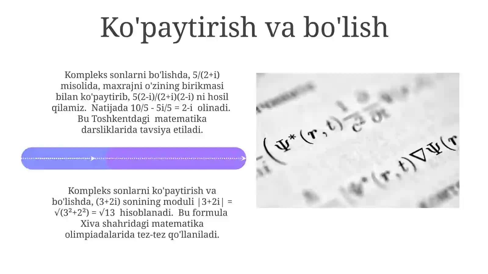 Kompleks sonlar mavzusini òqitish metodikasi 4