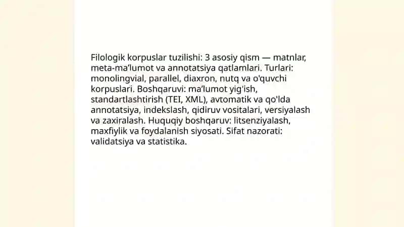 Filologik axborot tizimlari 4
