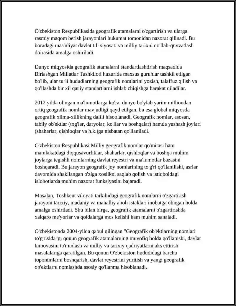 Geografik Atamalar 4