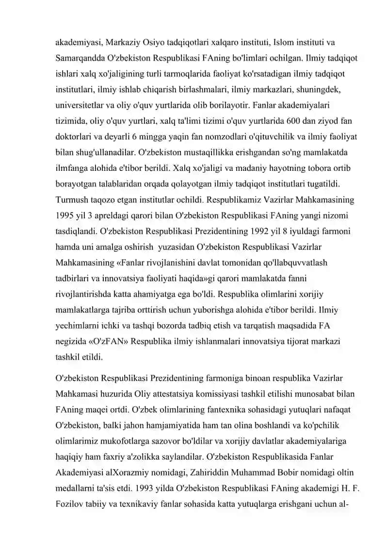 MUSTAQILLIK YILLARIDA O'ZBEKISTON MADANIYATI VA SAN'ATI 4