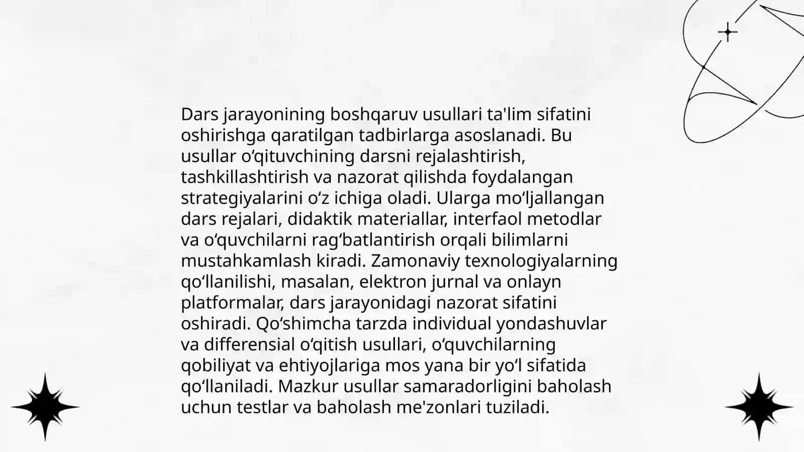 Dars talimning asosiy shakli sifatida 4