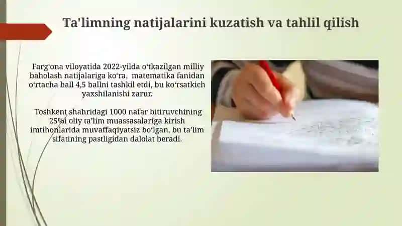 Ta'lim sifatini baxolash mezonlari 4