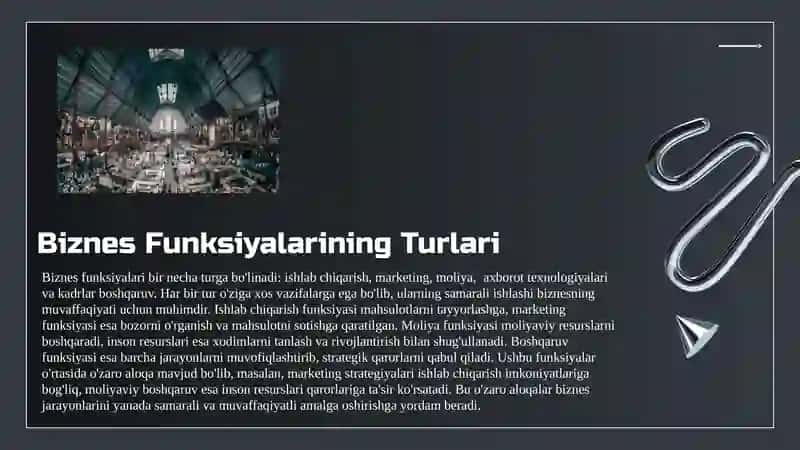 Biznes funksiyalari tarkibi va mazmun-mohiyat 4