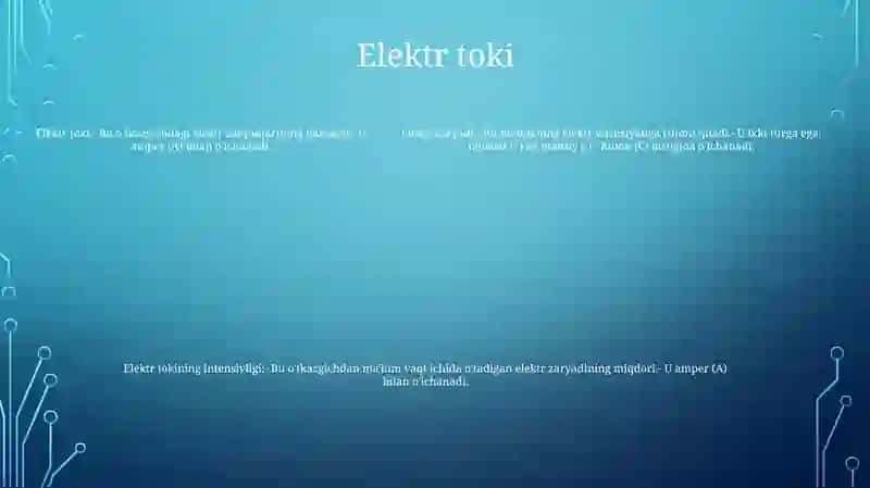 Elektr Zaryadi Va Elektr Toki 4