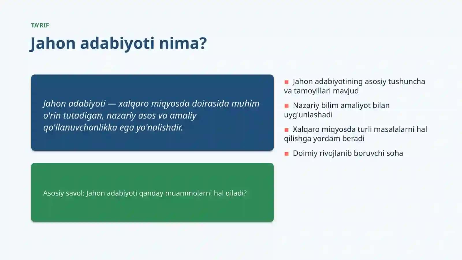 Jahon adabiyoti 4