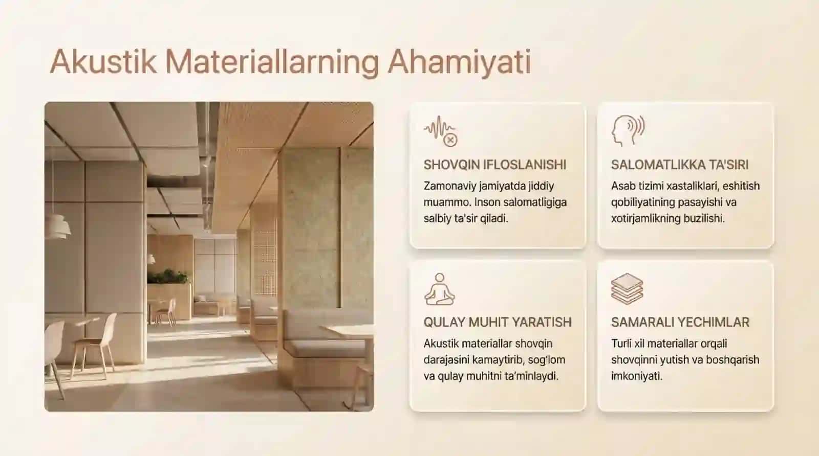 Zamonaviy akustik materiallar 4
