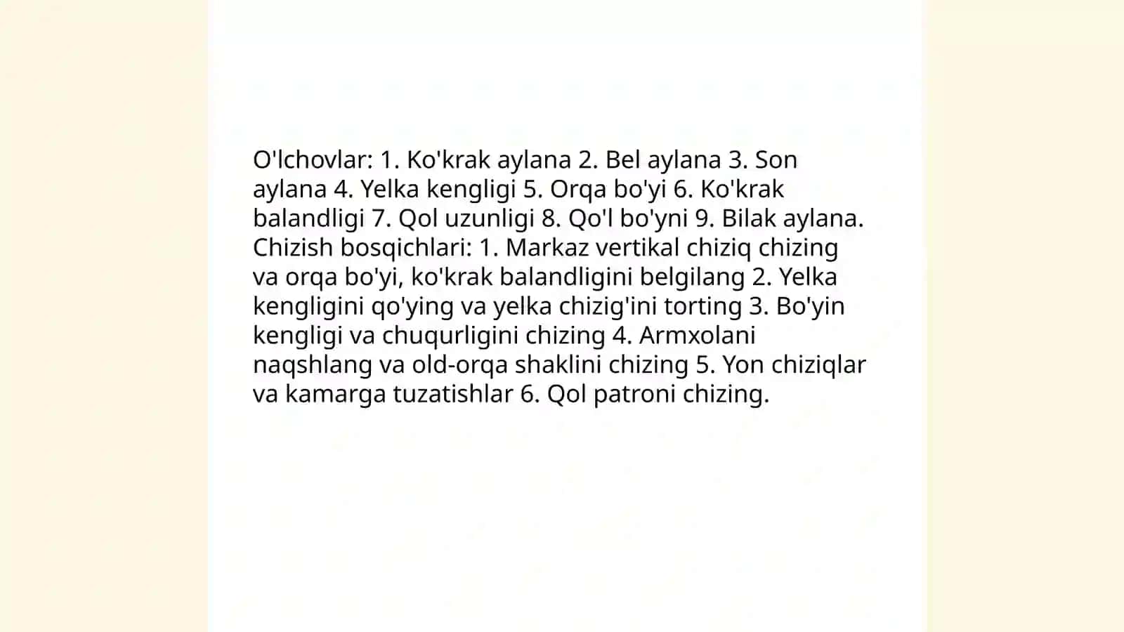 Erkaklar koylagini andazasini yaratish 4